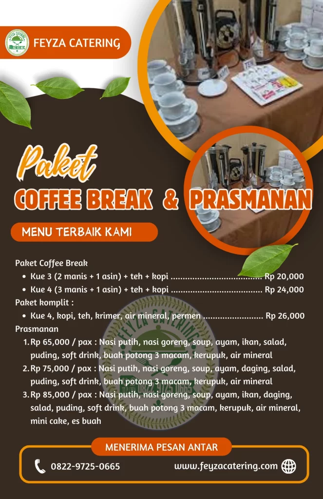 HARGA COFFEE BREAK & PRASMANAN